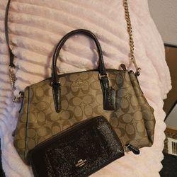 coach purse and wallet