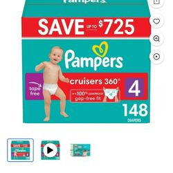 Size 4 Diapers 360 Cruisers Pampers