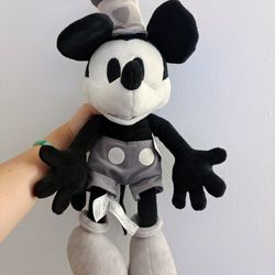 Black And White Version Mickey Mouse Plush