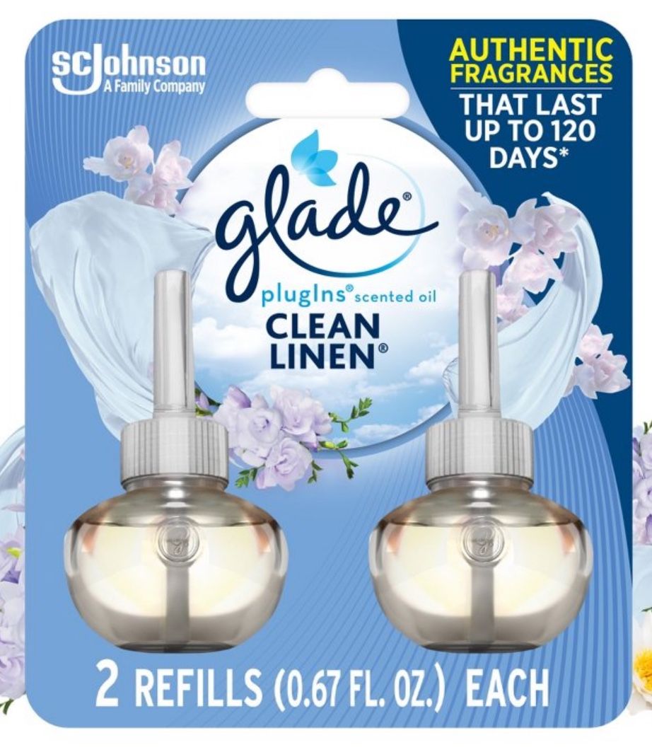 Glade Plugins Scented Oil Diffuser / Clean Linen / 2 Count