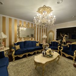 Very  Beautiful gorgeous custom-made Victorian living room set