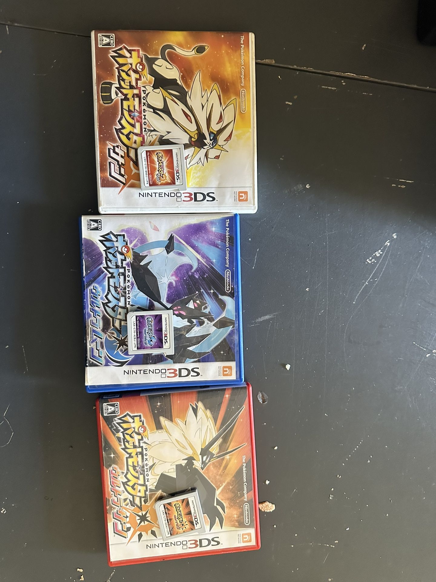 Pokémon 3Ds Nintendo Japanese Edition Games 