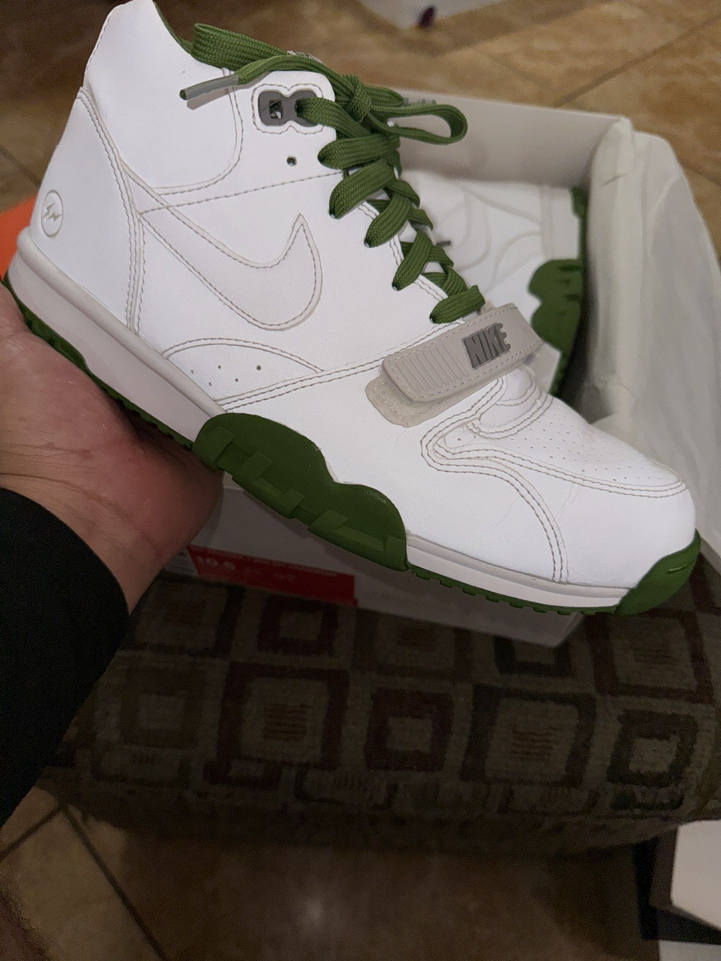 Men's Nike Air Trainer Fragments Chlorophyll Size