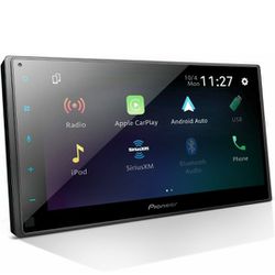 Pioneer DMH-W2770NEX Digital Multimedia Receiver With Wireless Apple CarPlay and Android Auto, 6.8" Capacitive Touchscreen, Double-DIN, Built-In Bluet