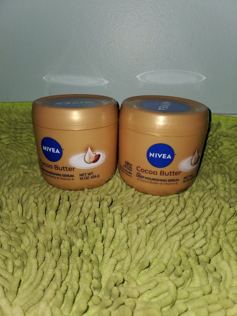 2 Nivea Body Cream 16oz Cocoa Butter