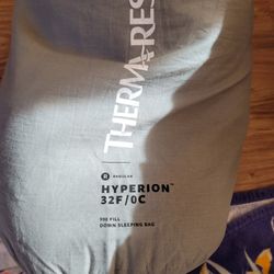 New ThermArest Hyperion 32/0C Sleeping Bag