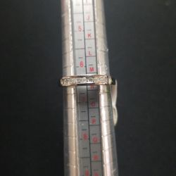 14k White Gold Men's Ring 