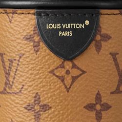 LOUIS VUITTON Micro Cannes Brand Logo Classic Monogram Canvas Cowhide Bucket Bag Handbag Women's Color Block（s买家184）82