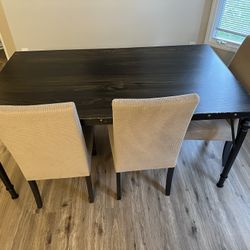 Dinning Set: Table And Chairs
