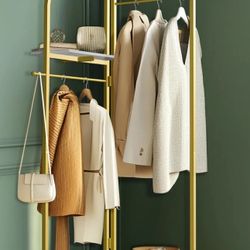 Adjustable Corner Clothing Rack