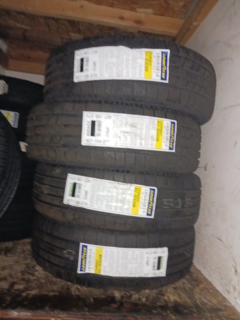 New goodyear 185/65R14 set of 4 tires
