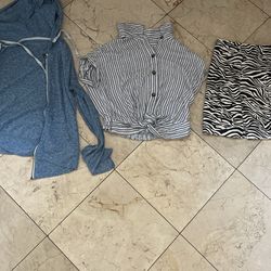 One Jacket, One Shirt, And One Skirt