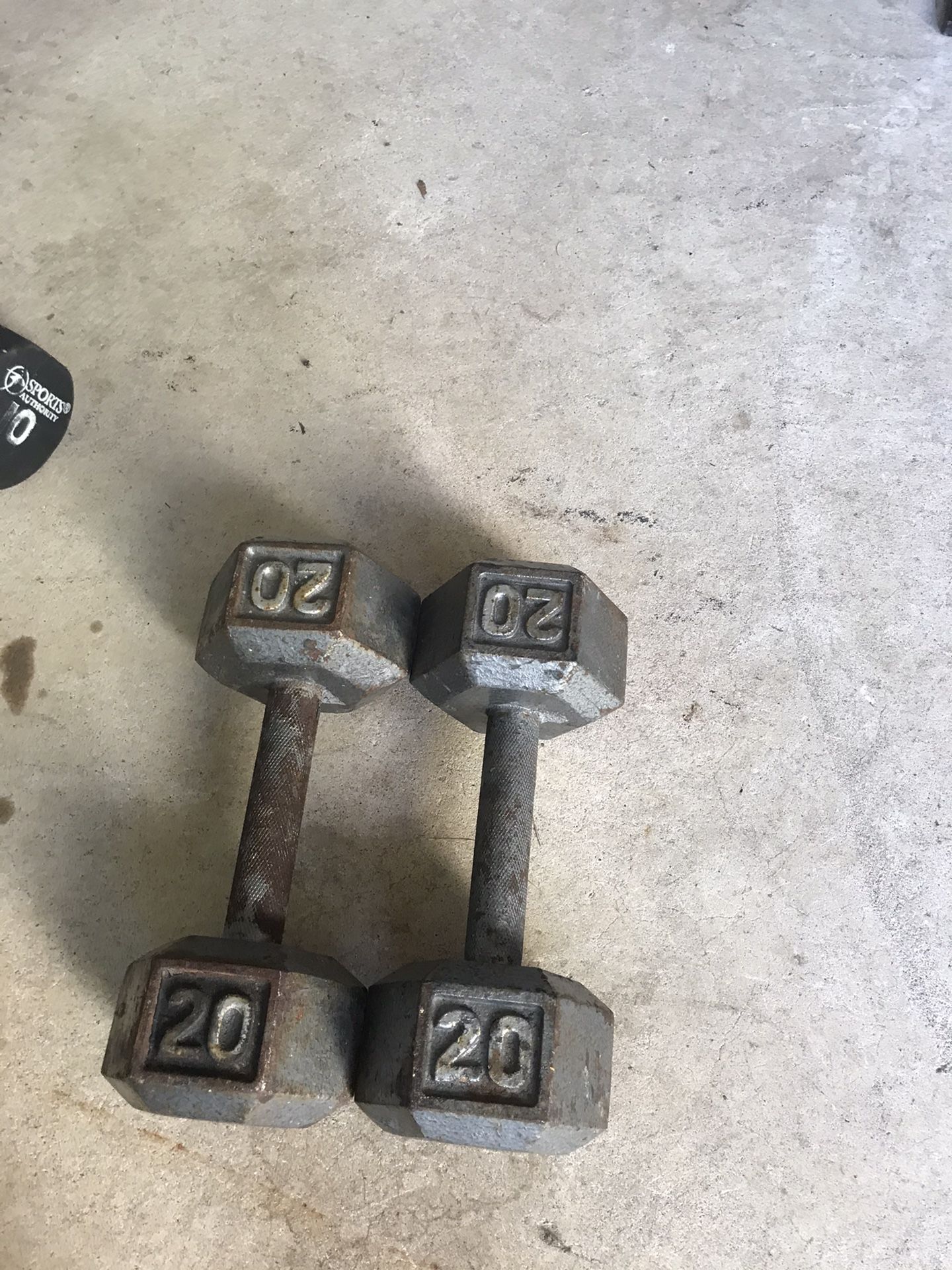 20 Lbs dumbbells