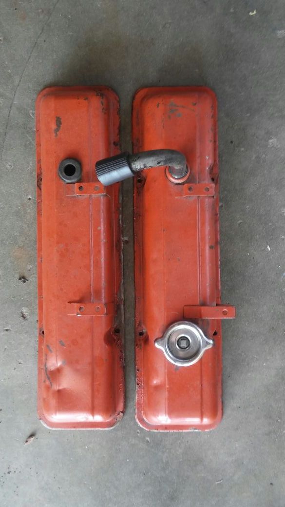 Original Chevrolet Valve Covers 283 305 350 383 400 Small Block Chevy