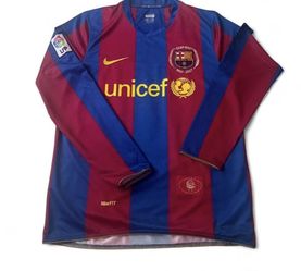 Ronaldinho FC Barcelona Home Soccer Jersey 2006-2007 Men’s Size Small