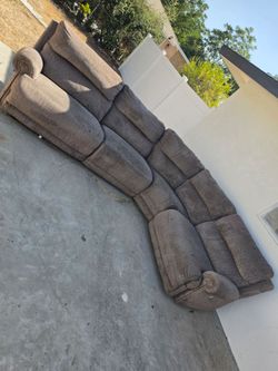 Brown Reclinable Sofa