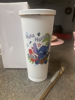 Stitch 24 Ounce Metal Tumbler