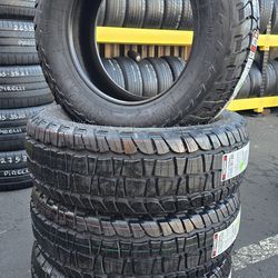 4 NEW QUALITY TIRES 245/65R17 UNIROYAL LAREDO AT (all terrain) 45k  Miles Warranty $580  PLUS TAX 🐝 🛞 FREE INSTALLATION 🐝 🛞