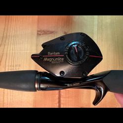 Shimano Barnum Magnumlite Fishing Reel W/ Shimano Bullwhip Rod