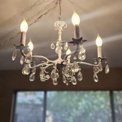 Antique Crystal Chandelier