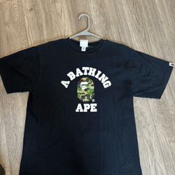 Bape Camo Bape Logo T-Shirt - X-Large