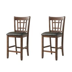 Sam Pub Espresso Side Chair Set