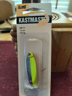 FISHING KASTMASTER 1/2 oz CHROME/GREEN
