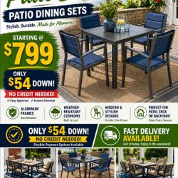 🔥 Patio Dining Sets – Starting @ $799! 🔥