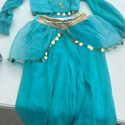 Disney Jasmine Outfit Size 4, Extra Small