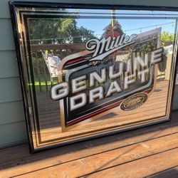 Miller Beer Mirror 