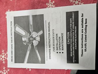 Ceiling fan