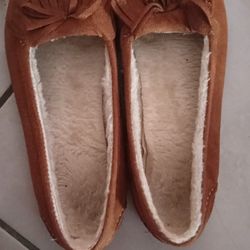 Brown Flats Size 8 In Great Condition 