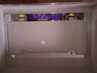 Lakers  license plate frame. New