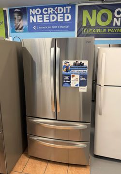 LG 27 Cu Ft French Door Refrigerator Stainless Steel