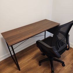 Computer Desk + Office Chair 