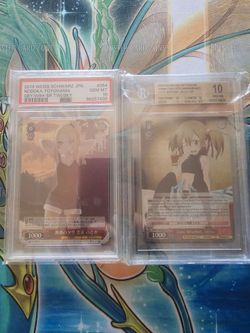 Weiss Schwartz PSA 10 Beckett 10 anime waifu cards