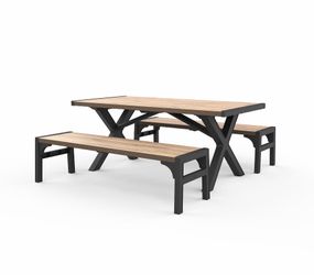 Keter Porto Resin Outdoor 3-Piece Picnic Table Set Brand New in Box
