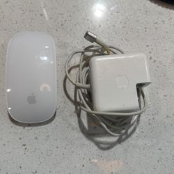 Apple Mouse And Charger 