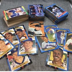 Donruss Baseball Cards Late 80s Early 90s, 200+ Cards