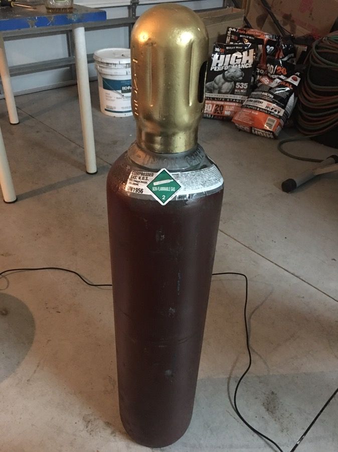 80cf Argon Welding Gas Tank