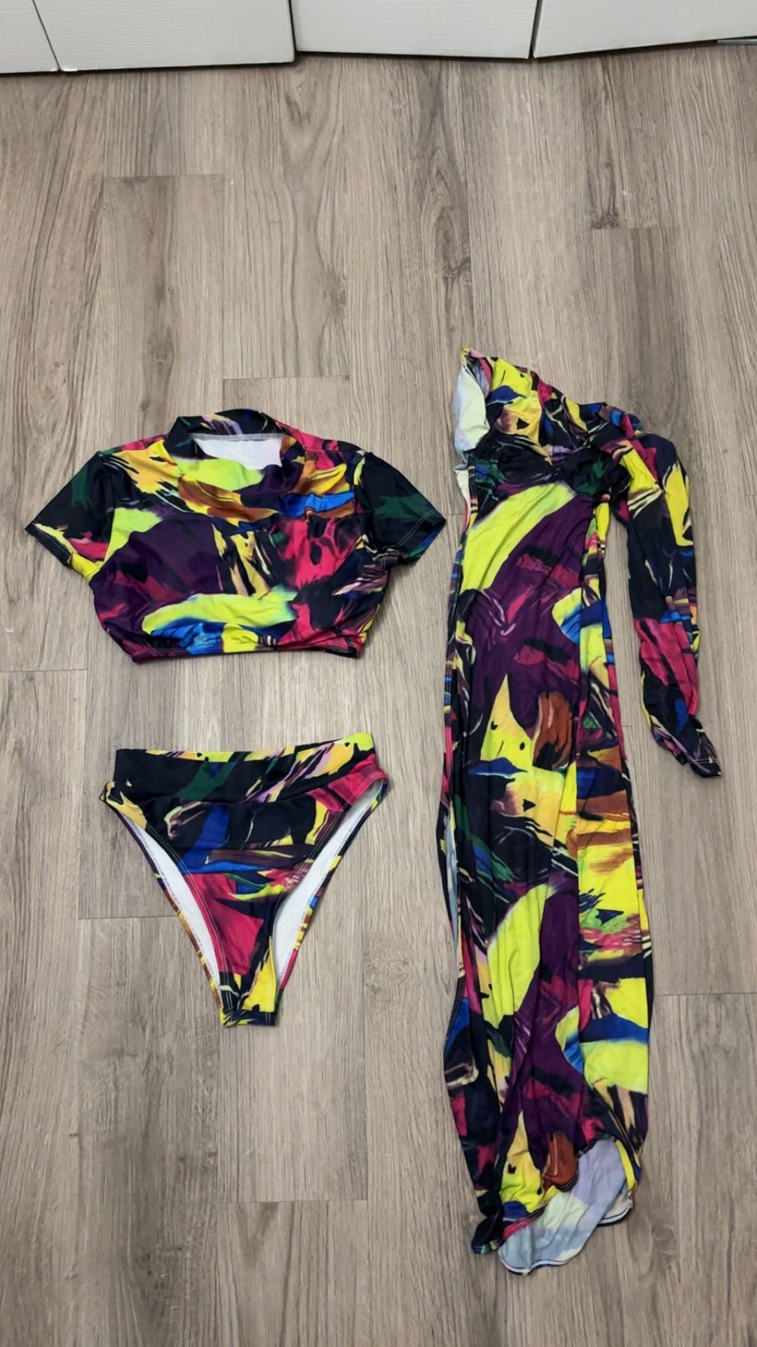 SHEIN 3 Pieces Swimsuit Women Bikini Set