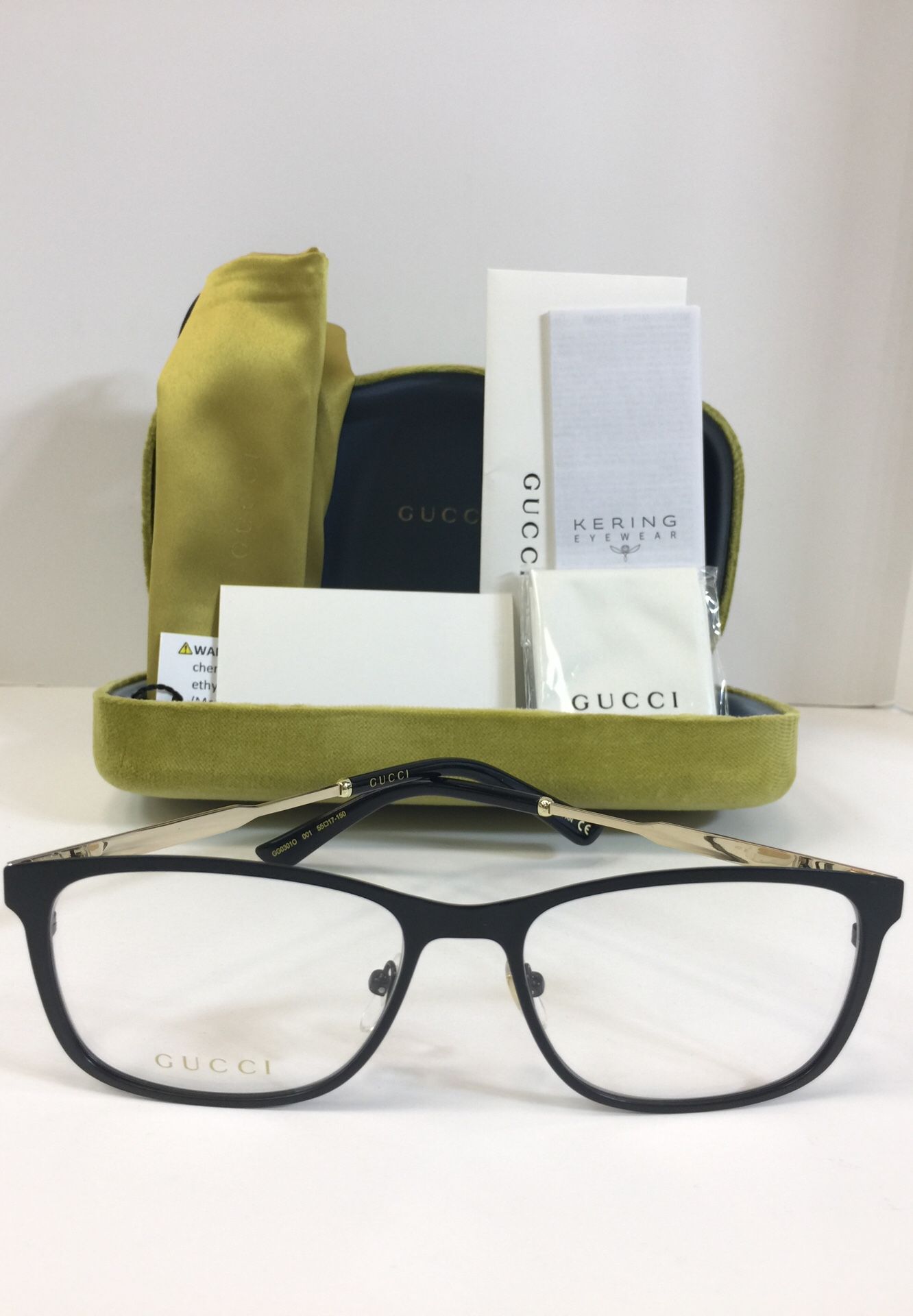New GUCCI GG03010 001 Unisex matte black metal Eyeglasses Eyeglasses 55mm for Sale in Alhambra CA OfferUp