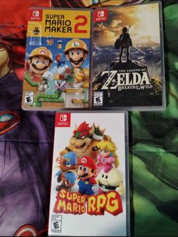 Nintendo switch games, $40 each