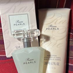 ♥️♥️Avon Rare Pearls Perfume And Body Lotion ♥️♥️Amazing Gift ♥️♥️