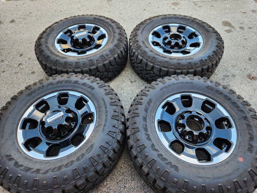 18" ford tremor f250-350 factory wheels and tires 