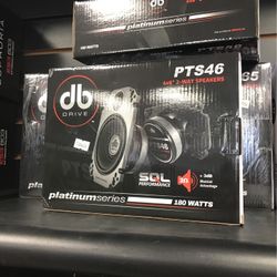 Db Drive Pts46 Platinum 4x6 Speakers 