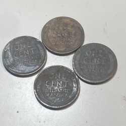 Wheat Penny 1909 Set Of 4
