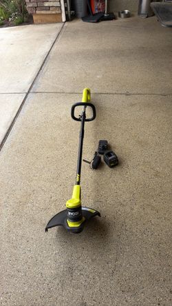 Ryobi 18v string trimmer/ battery and charger
