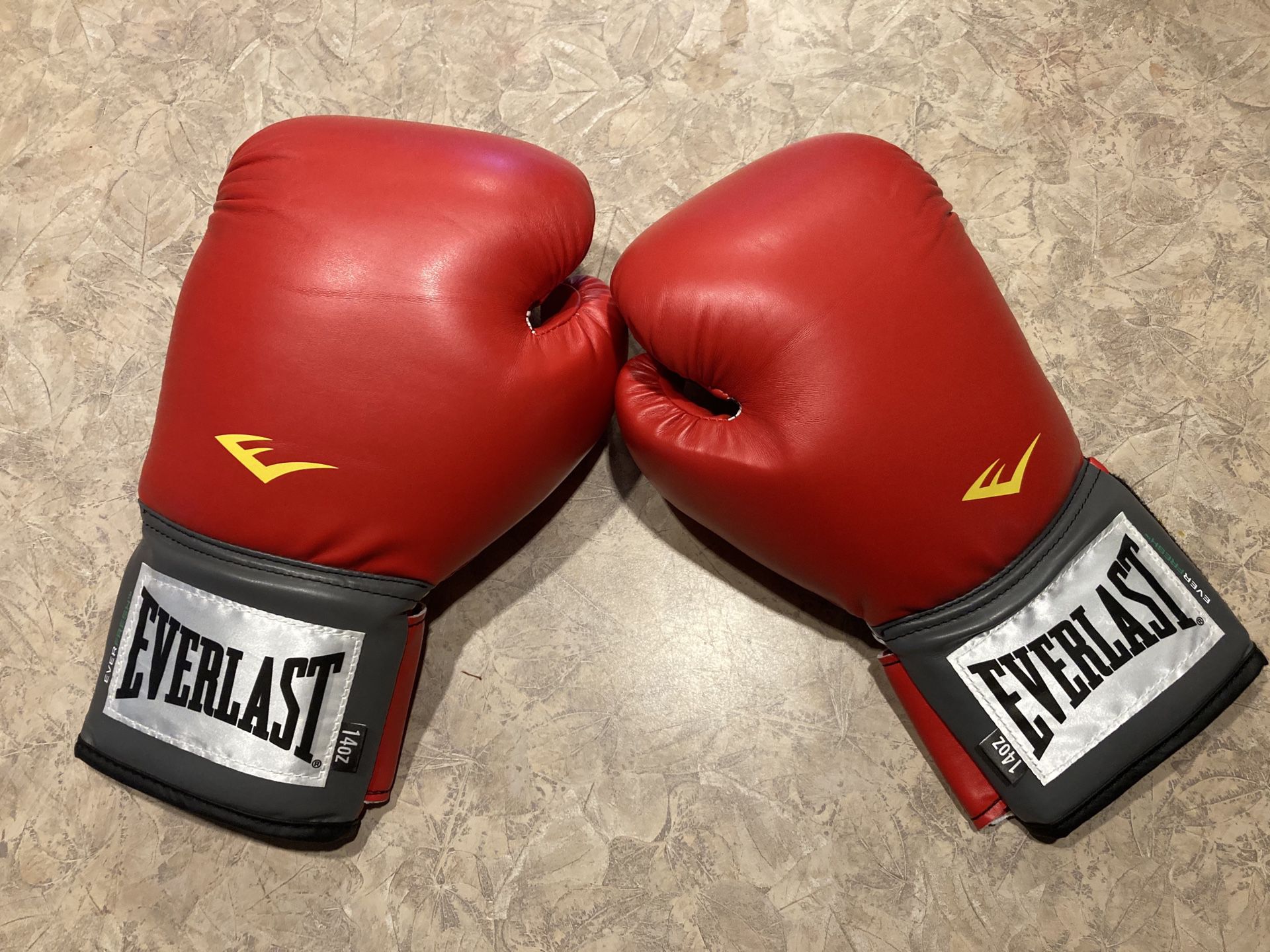 14 oz Red Everlast Boxing Gloves