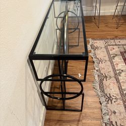 Glass Console Table